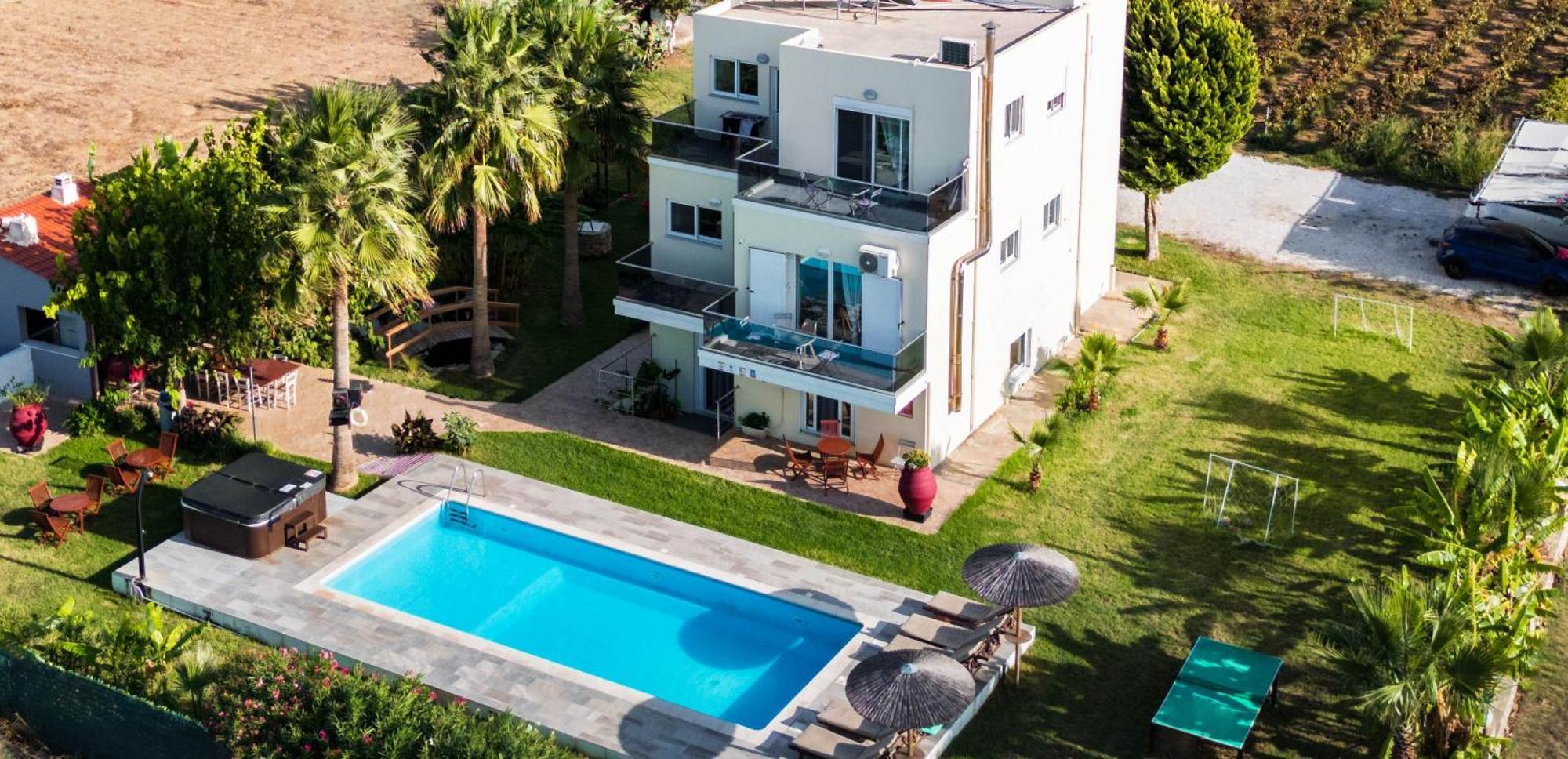 Martimi Apartments - 200M From Drapanias Beach - Pool - Hot Tub - Sauna - Bbq Kissamos Exterior photo